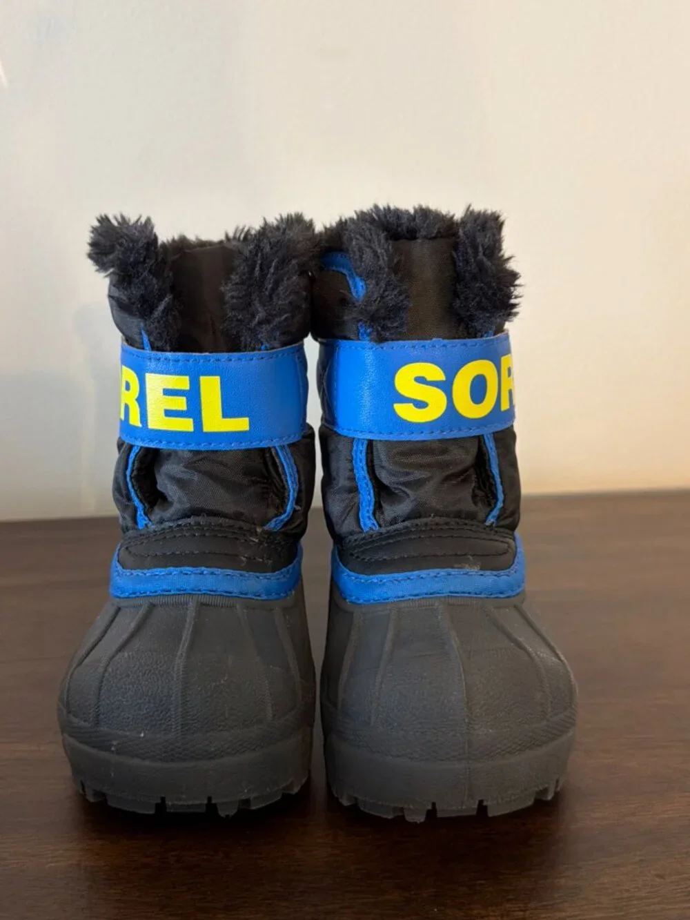 Sorel Boots Kids 5 Toddler Commander Insulated Winter Snow Boot Black NV1960-011